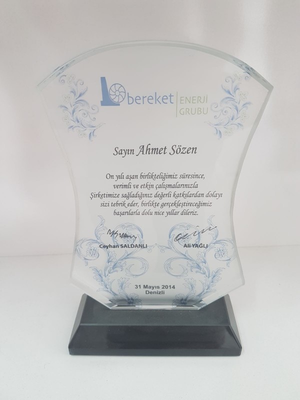 Kristal Plaket No 07