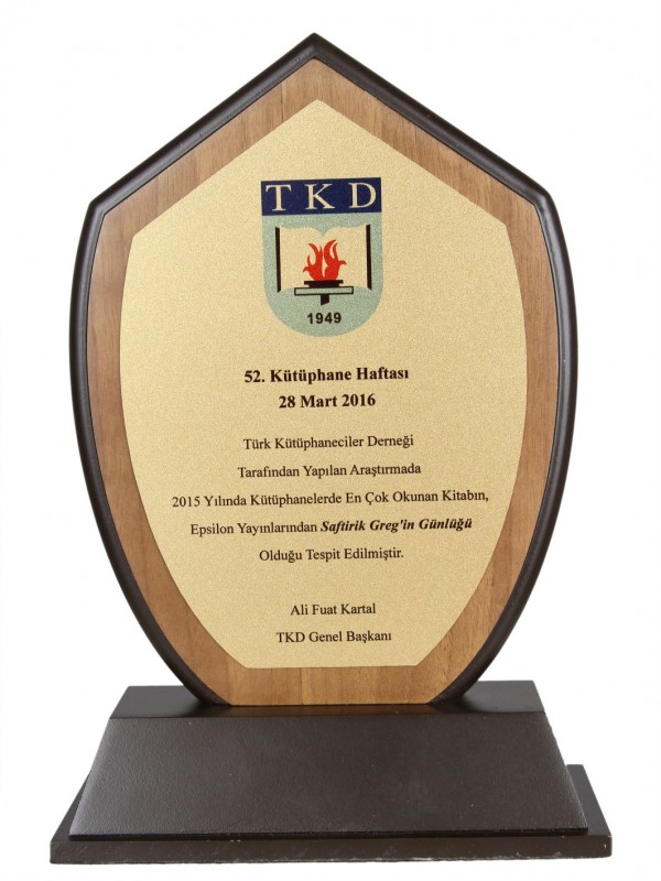 Ahşap Plaket 16
